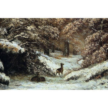 Courbet Landscape Canvas